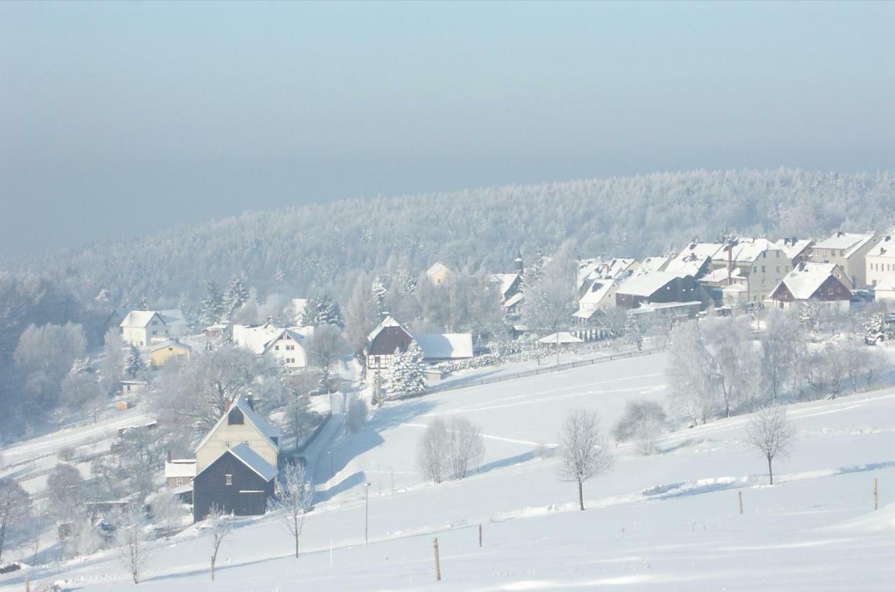 Ferienwohnung Oberpfannenstiel Bernsbach Esterno foto